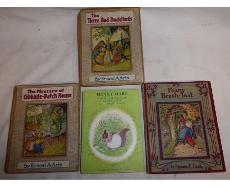 Dorothy Clewes "Henry Hare and the Kidnapping of Selena Squirrel" illustrated by Patricia Turner with dust wrapper; two volum