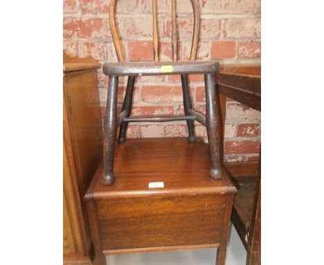 vintage stool & sewing box