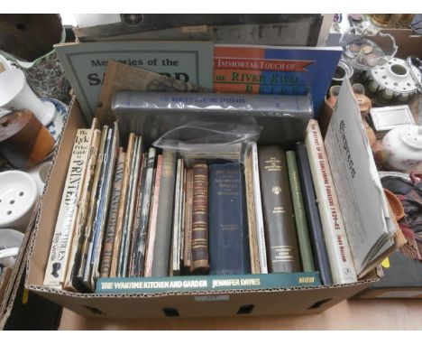 box of vintage books