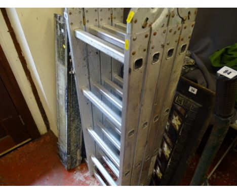 Multi-functional folding ladder