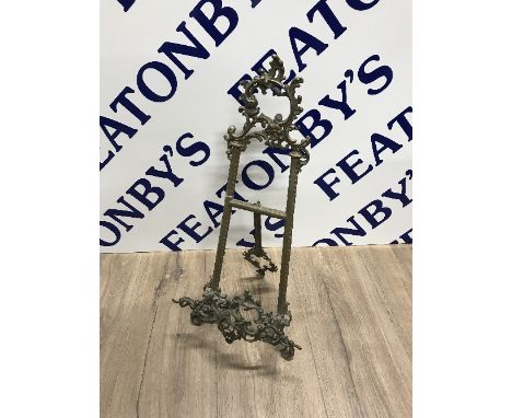 BRASS ORNATE EASEL