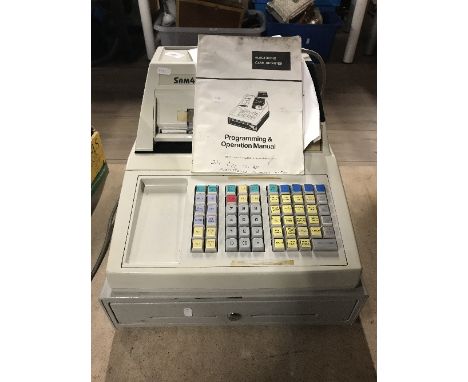 ELECTRONIC CASH REGISTER WITH MANUAL