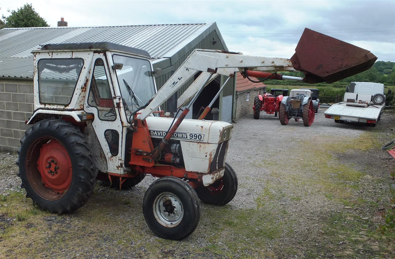 1978 DAVID BROWN 990 4cylinder diesel TRACTOR Fitted with David Brown ...