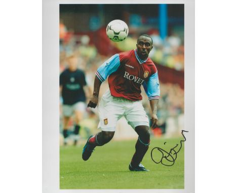 Football Darius Vassell signed Aston Villa 10x8 colour photo. Good Condition All autographs come with a Certificate of Authen