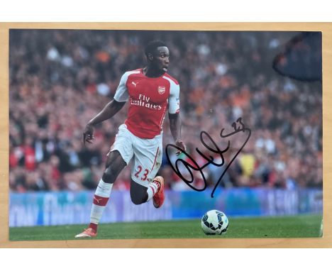 Danny Wellbeck Signed 12x8 inch Colour Arsenal FC Photo. Good Condition All autographs come with a Certificate of Authenticit