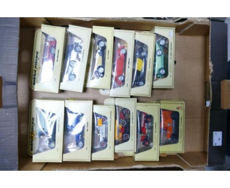 A collection of Boxed Matchbox Models of Yesteryear Classic Model Toy Cars 
