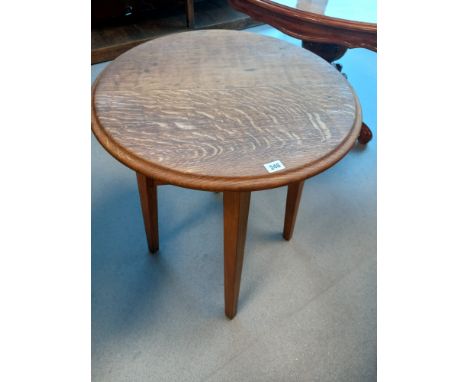 OAK PUB TABLE, DIAMETER 24 INCHES