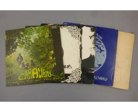 Vinyl - An interesting collection of 5 LP's to include Caravan 'If I Could Do It All Over Again' (SKL R 5052), Third Ear Band