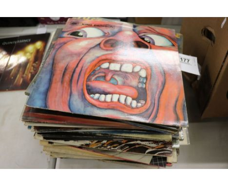 Vinyl - Collection of The Cure, The Tubes, The Clash, Michael Jackson, Bob Marley, King Crimson etc, overall gd-vg, well used