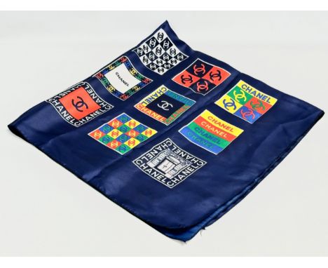 A 1990’s Chanel silk scarf. 