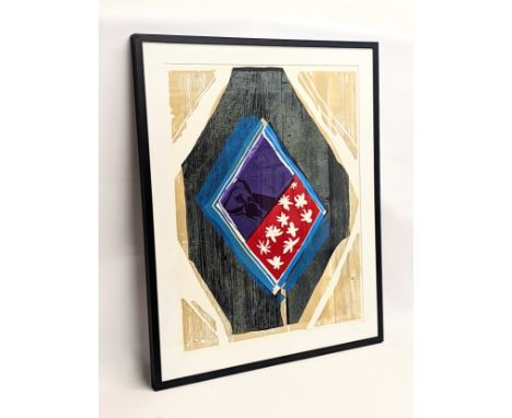 Original, late 1960s, limited edition screen print, number 16 of 22, entitled ‘Her Reflection’ by Trevor Allan. Allen was the