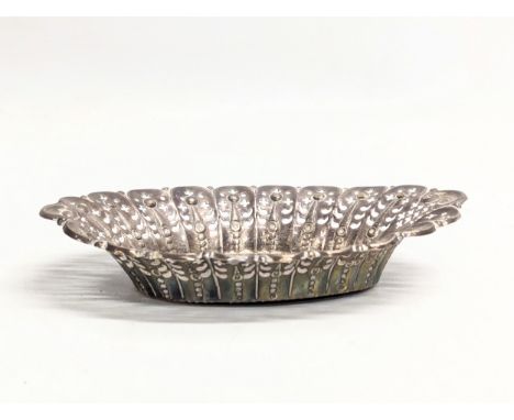 A late 19th century silver Bon Bon dish by James Dixon &amp; Sons Ltd. Sheffield, 1896. 29g. 
