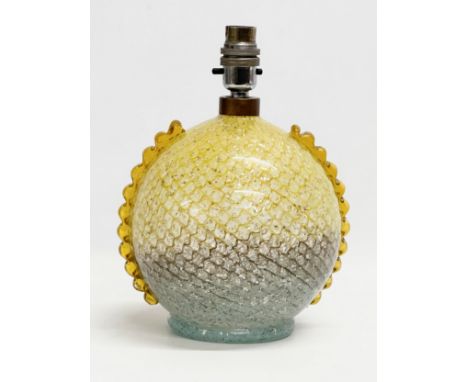 A rare Early 20th Century Czech mica glass table lamp. Either by Ernest Steinwald &amp; Co or CMS Krasno. Circa 1920-1940. 20