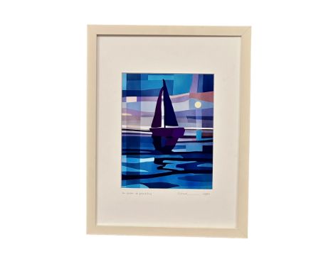 A signed limited edition print by Francis Leavey. An Ocean of Possibility. 113/500. 33.5x43.5cm 