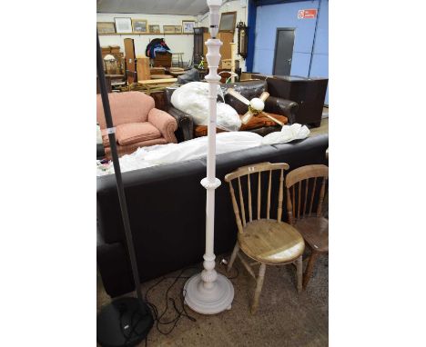 WHITE PAINTED STANDARD LAMP