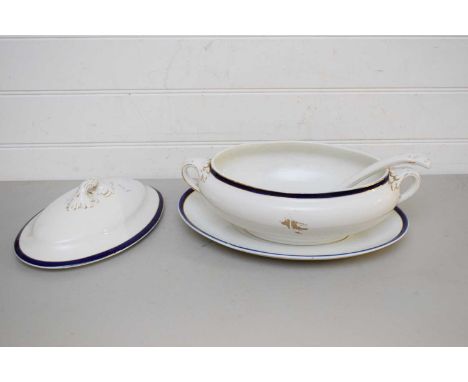 BOOTHS SOUP TUREEN WITH STAND AND LADLE