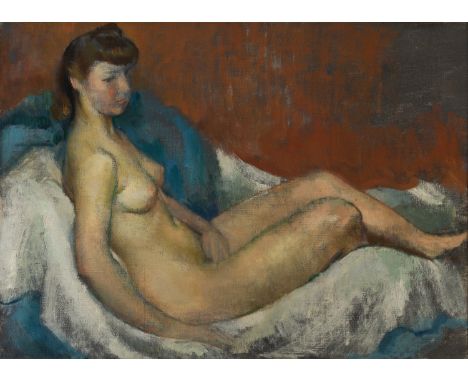 Lionel Ellis (1903-1988)Reclining Nudeoil on canvas44 x 60cm. Provenance:The artist's estate. 