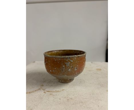 Phil Rogers (1951-2020) Bowlstonewareimpressed potter's seal to the footrim7.5cm high x 10.2cm wide.  With minimal glaze/firi