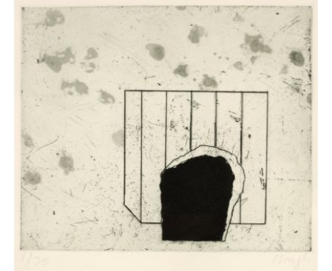 Prunella Clough (1919-1999)Setting I, 19986/25, signed and numbered in pencil (in the margin)etching 26 x 32cm.