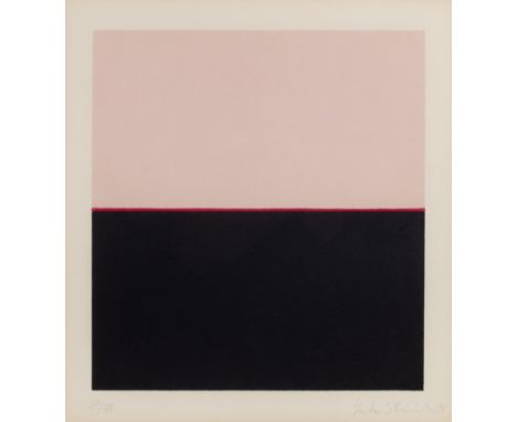 Yuko Shiraishi (b.1956)Pink and Black Horizontal, 199622/35, signed, dated, and numbered in pencil (in the margin)lithograph2