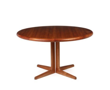 Niels Otto Møller (1920-1982) for Gudme Mobelfabrik, Denmark Extending dining table, circa 1960teak with two leaves74cm high,