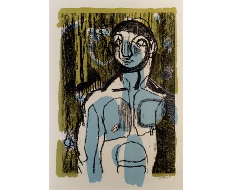 Keith Vaughan (1912-1977)The Woodman (Blue Boy), 1949signed in pencil (lower right)lithograph published by the Redfern Galler