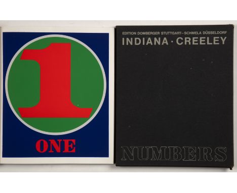 Robert Indiana (1928-2018) and Robert Creeley (1926-2005)Numbers, 1968book with 10 screenprints interleaved in between corres