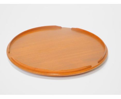 A vintage teak lazy Susan, possibly Danish, 53cm Dia.