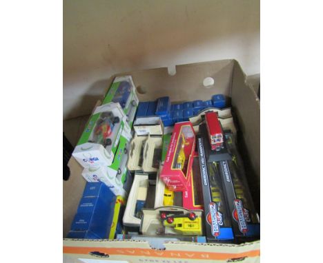 A collection of boxed diecast vehicles including Corgi Fina Cameo Collection, Mobil, Teamsterz City, Days Gone etc