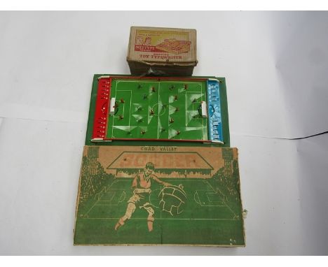 A mid-Century 'Mettype Junior' toy typewriter and Chad Valley Soccer set, both boxed (2) 