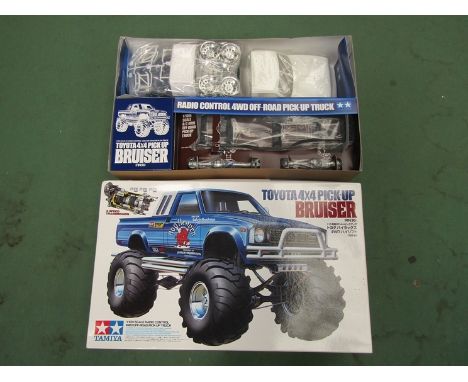 A Tamiya 58519 1:10 scale radio control Toyota 4x4 Pick-Up Bruiser (RN36) plastic model kit 