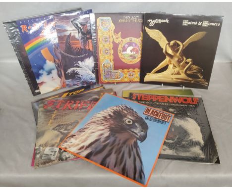 Vinyl Lps including&nbsp;Dio (2)&nbsp;‎Holy Diver, Vertigo VERS 5,&nbsp;VERS 5 A// 1 ∇ 420 W 1 15; Rainbow Rising, gatefold O
