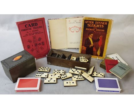 Card Fortune Telling by C. Thorpe published by W. Foulsham &amp; Co., Ltd; After Dinner Sleights and Pocket Tricks by C. Lang