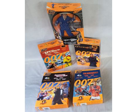 Action Man James Bond boxed figures including Thunderball, Tomorrow Never Dies, The World is not Enough, The Spy Who Loved Me