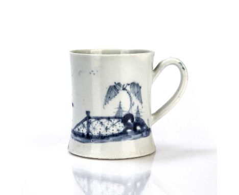 Early Worcester coffee canporcelain, circa 1752-53, thinly potted, no mark, 6.5cm highLiterature: See page 43, Branyan, Frenc