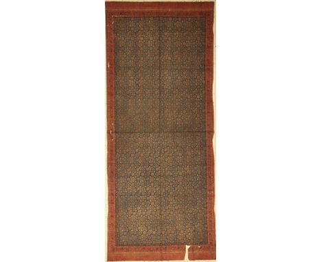 Batik Brusttuch,   traditionelle Kleidung, Sumatra (Indonesien), um 1930, ca. 220 x 90 cm, handgefärbt und bedruckt, guter Zu