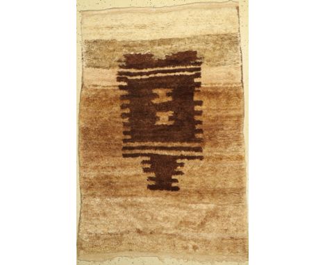 Schlafteppich,   Türkei, um 1950, Wolle auf Wolle, ca. 170 x 120 cm, EHZ: 2Sleeping rug, Turkey, around 1950, wool on wool, a