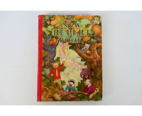 Rupert The Bear - A vintage The New Rupert Book, published in 1938. Appears in fair condition with book showing signs of age 