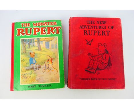 Rupert The Bear - A vintage The New Adventures of Rupert book, published in 1936. A vintage The Monster Rupert book by Mary T