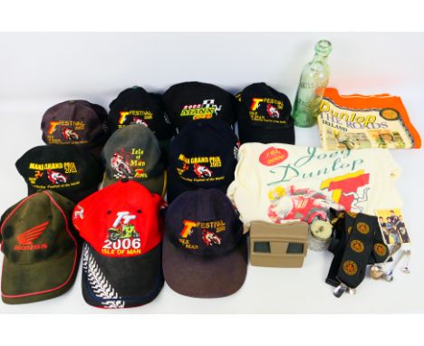 A mixed lot to include Isle Of Man TT Races memorabilia, vintage Viewmaster, small quantity of silver and other. [W]