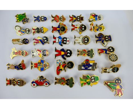 A collection of Robertsons advertising enamel badges, approximately thirty in total. [W]These items are listed on the basis t