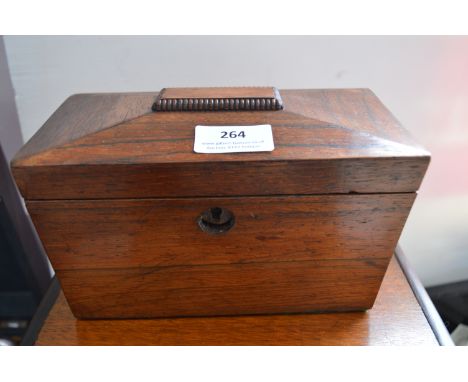 Mahogany Tea Caddy 