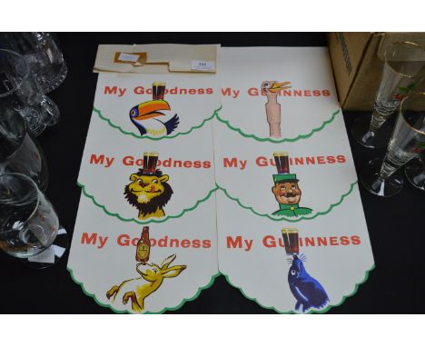 Six Guinness Shelf Advertisements 