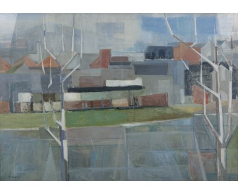 Terence P. Flanagan PRUA RHA (1929-2011) View from St. Mary's (1968) Oil on board, 75 x 106cm (29½ x 41¾'') Signed and dated 