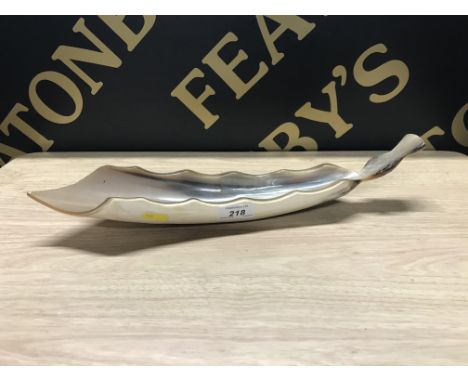 CARVED BONE ITEM (SCOTTISH HORN)
