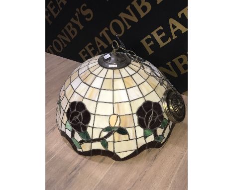 TIFFANY STYLE CEILING LIGHT (LARGE)