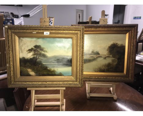 2 VINTAGE OIL PAINTINGS