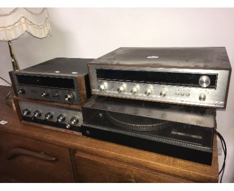 PIONEER STEREO TUNER AND DUAL RECORD PLAYER