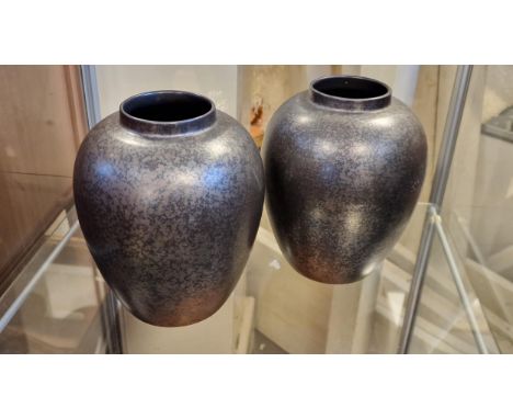 Pair of Poole Pottery Vases