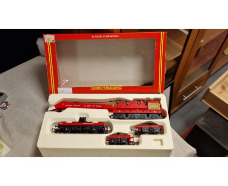 Hornby R197 75-Ton Operating Breakdown Crane Railway Train Accessory Model Toy